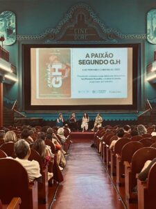 Nuria Cubas, Luiz Fernando Carvalho, Maria Fernanda Candido e Aline Casagrande / Cine Doré / Madrid