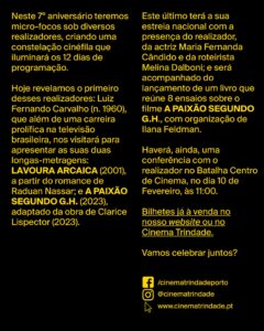 Cineasta em Foco / Cinema Trindade